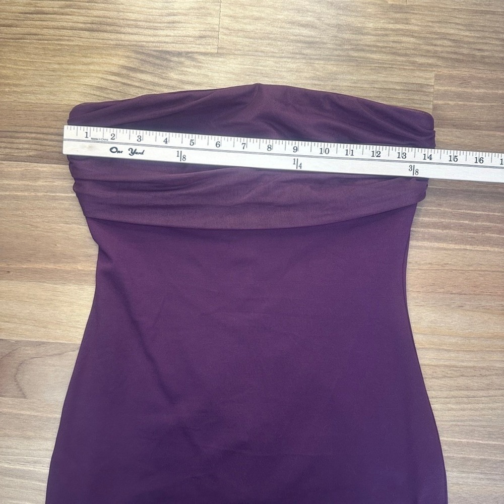 NEW Superdown Tierra Plum Strapless Maxi Dress Small - Picture 5 of 13